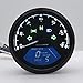 KAOLALI Digital Motorcycle Speedometer Gauge Odometer Tachometer 12000RPM 199 KMH MPH Universal for 1,2,4 Cylinders with Sensor Cable & Bracket