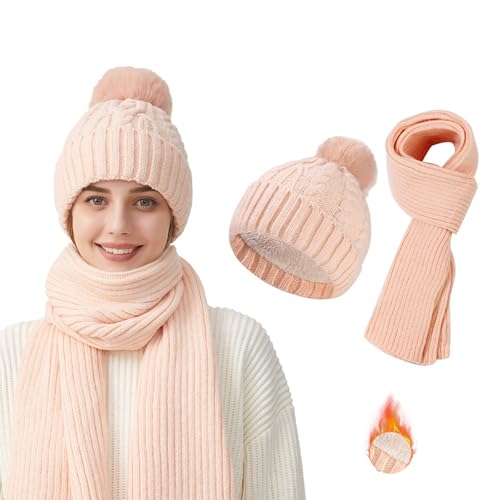 Ensemble de bonnet écharpe gants d'hiver idéal pour offrir - 5