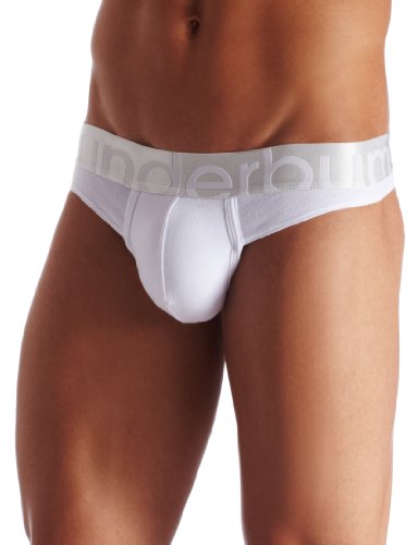 Rounderbum Men's Silver Thong, Black