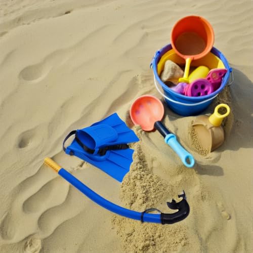 Kit de buceo de material PVC resistente con máscara y snorkel regulable 6