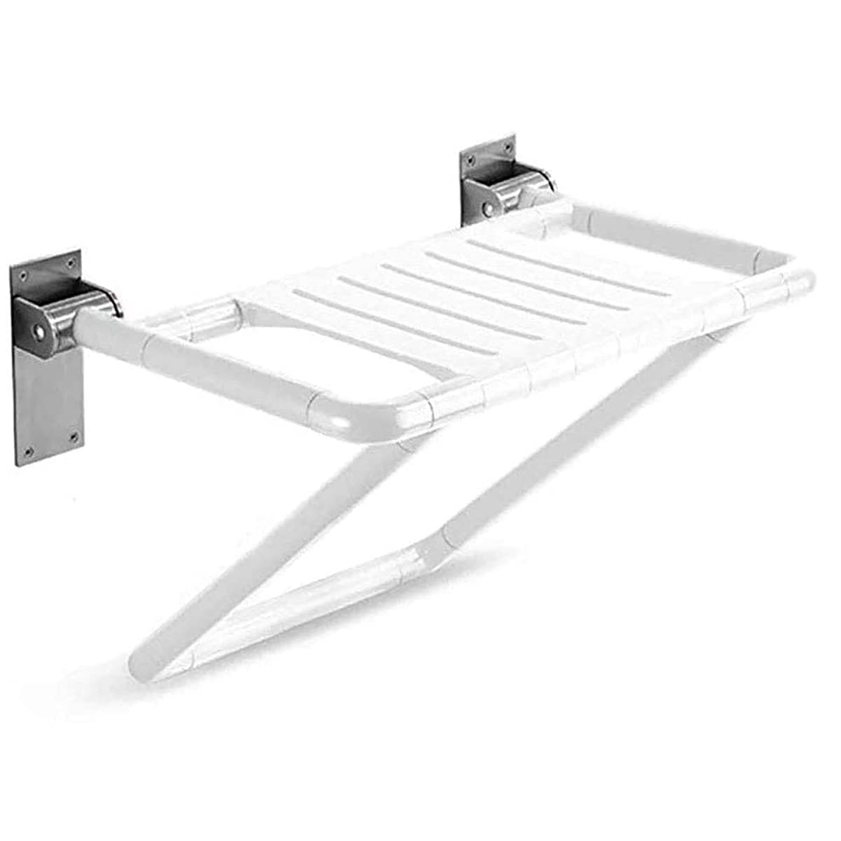 Tabouret de douche mural rabattable et ergonomique pour seniors