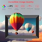 Frameo 10.1 Inch WiFi Digital Picture Frame, Smart Cloud Electronic Photo Frame with HD IPS Touch Screen Slideshow 32GB Memory Auto-Rotate Wall Mount, Share Photos/Videos from Phone by Frameo App - Image 5
