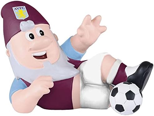 FOCO Official Aston Villa FC Sliding Tackle Football Garden Gnome