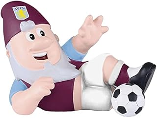 FOCO Official Aston Villa FC Sliding Tackle Football Garden Gnome