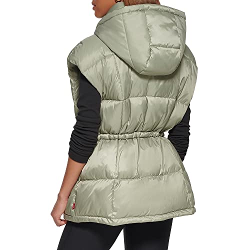Image of Levi's Women's Quilted Megan Hooded Puffer Jacket