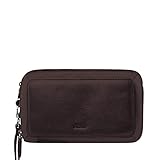 3 RV-Fächer Picard Handgelenktasche 3 Fächer Retro Leder 15 x 23 x 5 cm (H/B/T) Unisex Handtaschen (9057)