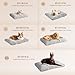EHEYCIGA Washable Dog Crate Bed for Extra Large Dogs, Fluffy XL Pet Kennel Pad Reversible for Doggie and Cats, Plush Faux Fur XLarge Pet Sleeping Mattress Mat, 41