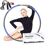 Auoxer Fitness Exercise Weighted hoops, Lose Weight Fast by Fun Way to Workout, Fat Burning Healthy...