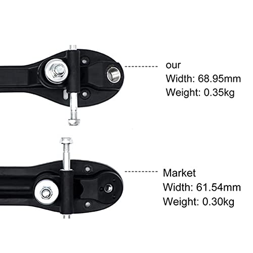 Lizusidtsy Roller Skate Base Four-Wheel Two-Row Roller Skate Bracket Skate Base Bottom Plate Black