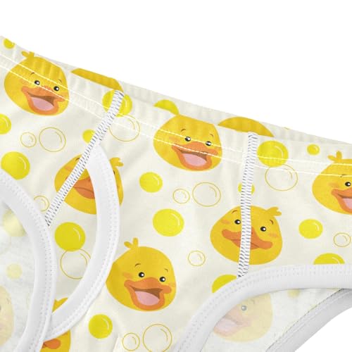 Boys' Underwear Cotton Little Boys Cute Duck Briefs Soft Toddler Underwear 2T-8Y4