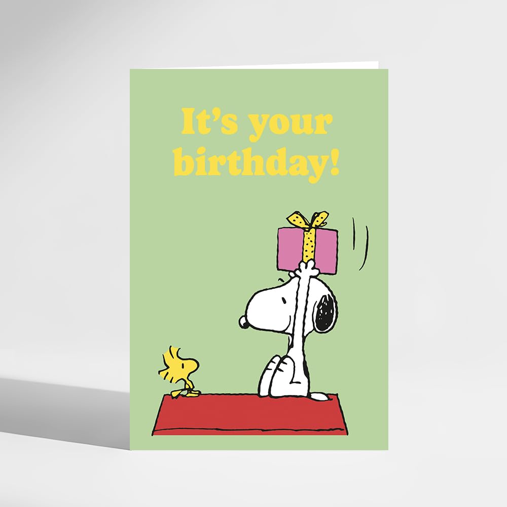 Braun & Company Snoopy Peanuts Woodstock Greeting Card - Original Licensed Design | 11.5 x 17 cm with Matching Envelope | Pack of 6 (5000-26003) - Image 3