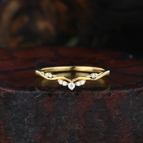 Moissanite Wedding Bands for Women 925 Sterling Silver Engagement Rings for Women Top Grade Moissanite Ring Stackable Promise Rings for Her Eternity Wedding Ring Size 3-102