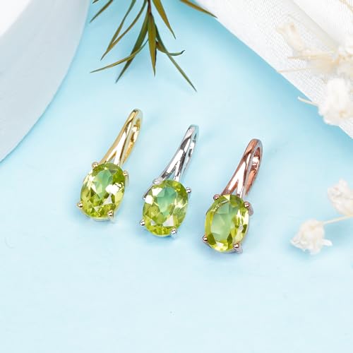 Pendentif péridot véritable en argent 925, le cadeau idéal et symbolique - 2