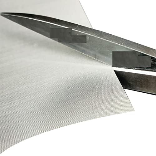 Drahtgeflecht-Blätter Wire Mesh Feinmaschig Filtersieb Blatt Edelstahlgitter Edelstahl Gitter Drahtgewebe Metall Fliegengitter Drahtgitter für Türen Verhindert Mäuse Insekten Schlangen 35 x 120cm