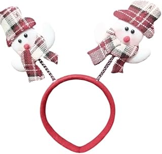 طوق رأس عيد الميلاد برأس رجل الثلج المرح