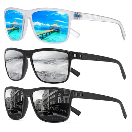 TURBOPEP Square Polarized Sunglasses