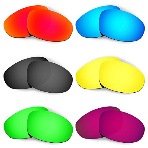 Verres solaires de remplacement adaptés aux lunettes Oakley Juliet - 6 paires