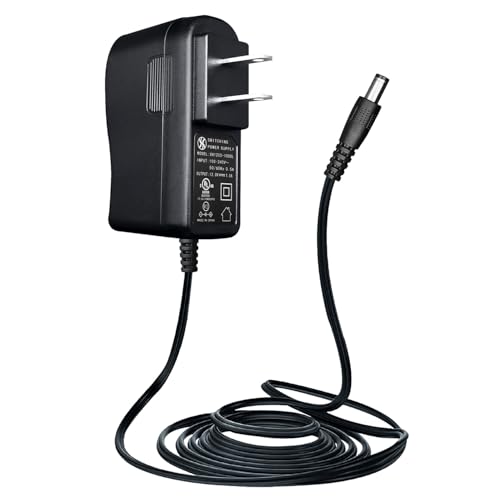 UL Listed 12V 1A 10ft Power Supply Adapter, Regulated 12Volts 1000mA 12W AC Adapter Charger Replacement for LED Strip Light Keyboard BT Speaker Router CCTV Camera Webcam DVR NVR and More