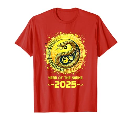Year of Snake 2025 Chinese Zodiac Lunar New Year Sudadera con capucha y cremallera Camiseta
