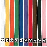 ProForce Thunder Double Wrap Solid Karate Belt - Blue #4