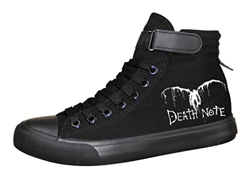 WANHONGYUE Death Note Anime Luminoso Zapatos de Cordones Sneakers Plimsolls Zapatillas Deportivas...
