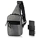 M-Tac Sling Bag for Men & Women - EDC Shoulder Bag Tactical - Crossbody Bag - Mens Chest Pack (Grey)
