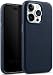 Produktbild STILGUT Cover kompatibel mit iPhone 15 Pro Hülle aus Leder - iPhone 15 Pro Case aus Leder Kompatibel mit MagSafe mit Tasten & Kameraeinfassung aus Metall, Ledercase - Blau