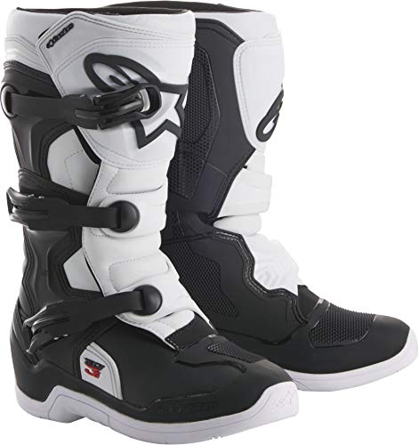 Bottes motocross Alpinestars Tech 3s pour grands garçons passionnés de pilotage cross