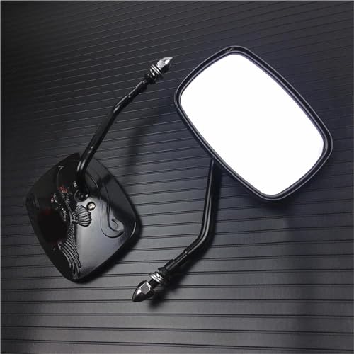 Espejo retrovisor contra vibraciones para manillar de moto Sportster y Touring 2