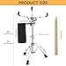 Snare Drum Stand Snare Stand with Drumstick Holder and a Pair of 5A Drum Sticks Fit for 8 to 15 Inch Snare Drum and Practice Pad, Adjustable Height 15.8 to 22.8 Inches for Drum Beginners