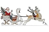 Nikolaus im Schlitten Wilhelm Schweizer Zinnfigur Nikolaus im Schlitten