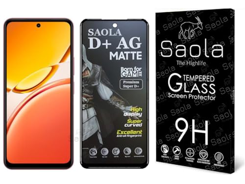 Image of Saola Anti-Glare Matte Screen Protector for Vivo Y31 5G | Smooth Touch Finish, 9H Strength Glass, Full Coverage, Bubble-Free Installation Kit | Quick & Easy Application | Pack of 1