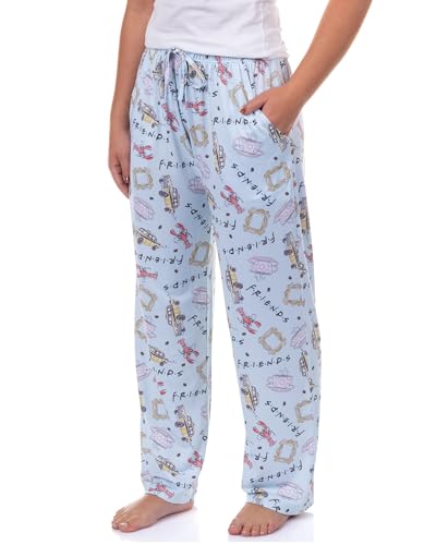 INTIMO Friends Pajamas Womens Allover Design Lounge Sleep Pajama Pants (Small)
