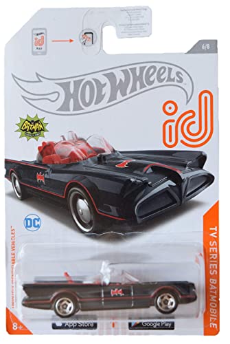Hot Wheels ID Chase TV Series Batmobile, International Card