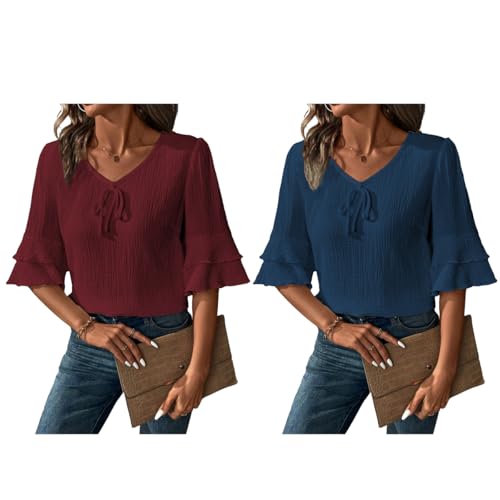Image of TOPLOT Women's Top | Stylish Shirt Design | Comfortable Western Top| Easy Movement Structure | Trendy Look Styling | Versatile Perfect for Casual & Everyday Fashion (5231)