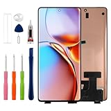 [New] Duotipa LCD Display Screen Digitizer Assembly Replacement for Motorola Moto Edge+ Plus 2023 /Moto X40/ Moto Edge 40 pro 6.67' with Technical Repair Tools Kit-Black.