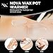 Nova Wax Pot Warmer Professional for hair removal, 1lb Hard Wax Capacity (120volt US plug) - Esthetician Supplies for Salon