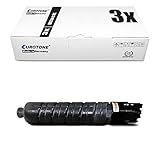 3x Eurotone Toner per Ricoh SP C 440 441 DN sostituisce 821074 TYPESPC430E Nero