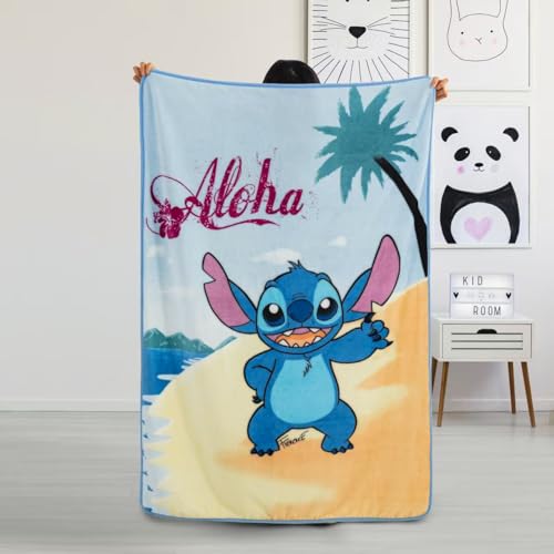 Cartoon Stitch Supey Soft and Warm Blanket Specially