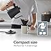 Hamilton Beach Compact 20 oz. / 0.6 Liter Gooseneck Electric Kettle for Boiling Water, Pour Over Coffee, Tea, Ultra Fast Heating With 1200 Watts, Stainless Steel BPA-Free Interior, Black (41045)
