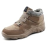 VARSKARC Men's Slip On Walking Sneakers Comfortable Hiking Fashion high top Boots…