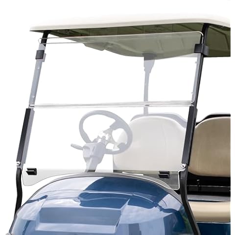 WEKANI Golf Cart Folding Windshield for Club Car Cover