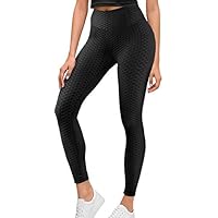GRAT.UNIC Leggins Mujer de Yoga,Leggings Fitness,Mallas Deportivas de Mujer con Bolsillos Laterales, Polainas de Yoga Fitness (Negro-125, M)