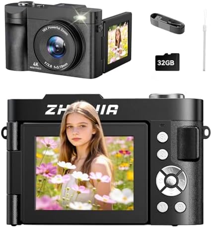 4K Digital Camera for Photography-50MP Autofocus Vlogging Camera ...