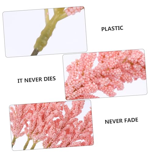 Arreglo floral 18 piezas oreja de mijo decoración miniatura 3