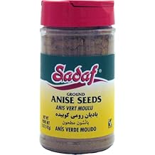 Sadaf Anise Seeds Ground - Anise Powder for Cooking and Food Flavoring - Mediterranean Cuisine - 5 Oz Bottle with Shaker Top