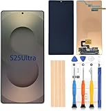 Original 6.9 inch Amoled LCD Digitizer for Samsung Galaxy S25 Ultra Screen Replacement SM-S938U A B V LCD 3D Touch Display, Full HD Digitizer Frame Screen with Protective Film (for Samsung s25Ultra)