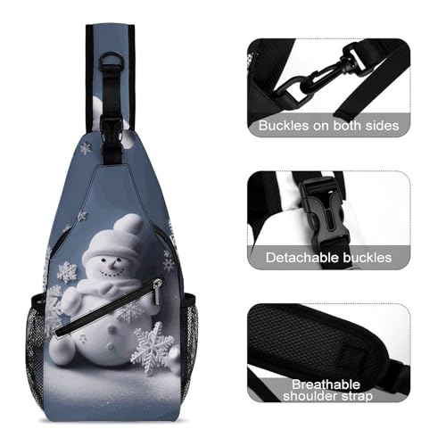 Morrales Sling Bag Deportivo Casual para Hombre y Mujer miniatura 3