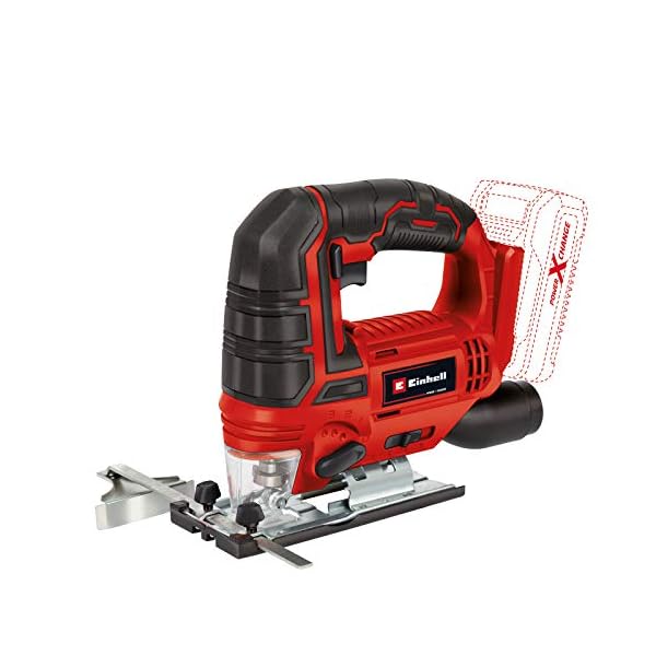 Einhell Akku-Stichsäge TC-ST 18 Li-Solo (Li-Ion, 18V, 20 mm Hubhöhe, max. 45° Schrägschnitte, Pendelhubfunktion… – Bild 3