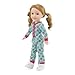 Glitter Girls 14 Inch Doll Clothes for Wellie Wishers | Lamb Print 14" Doll Pajamas PJs Outfit, Including Slippers! | Fits 14" American Girl Wellie Wisher and Glitter Girls Dolls | Gift Boxed!